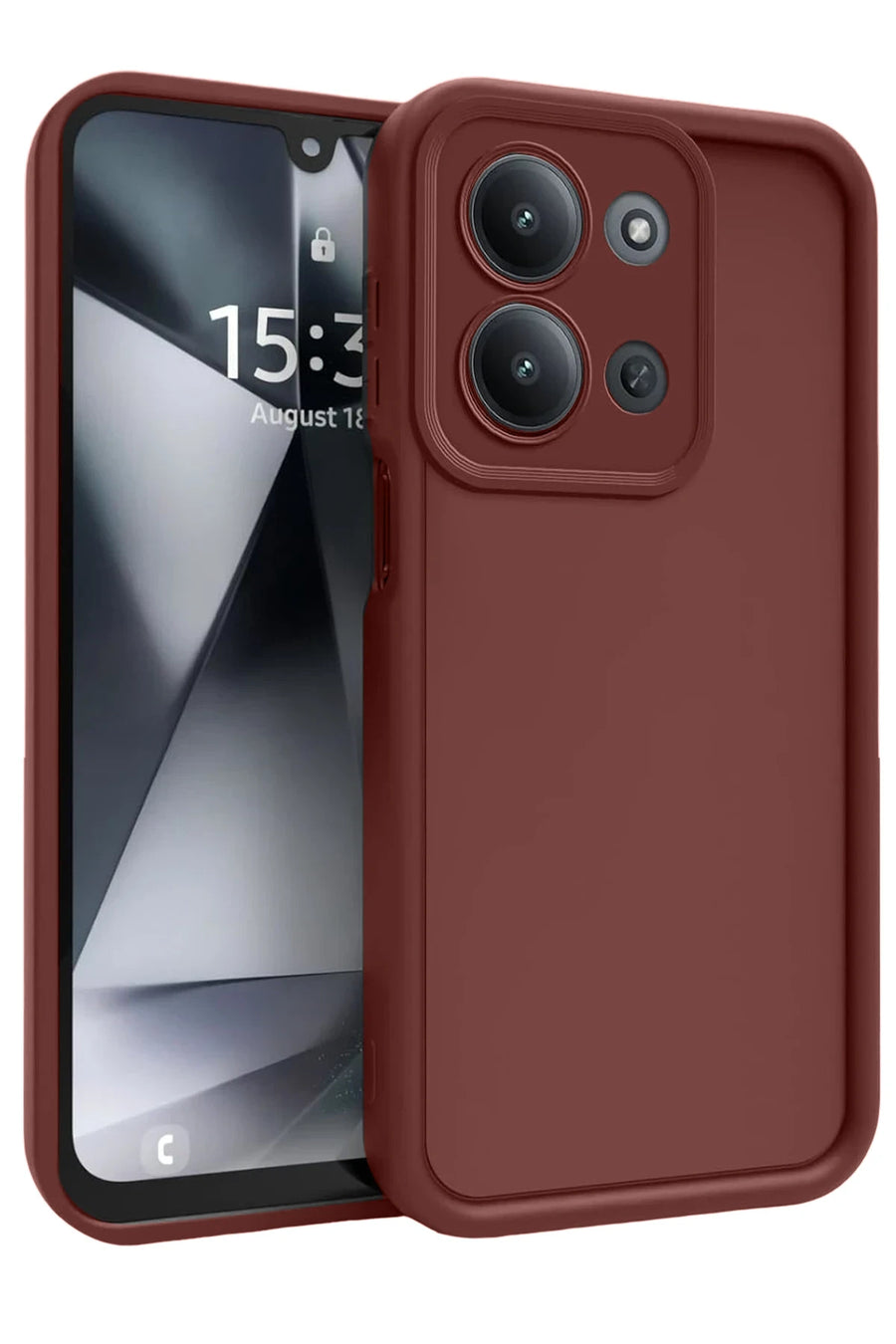 Newface Xiaomi Redmi 15C 4G Viera Silikon - Bordo
