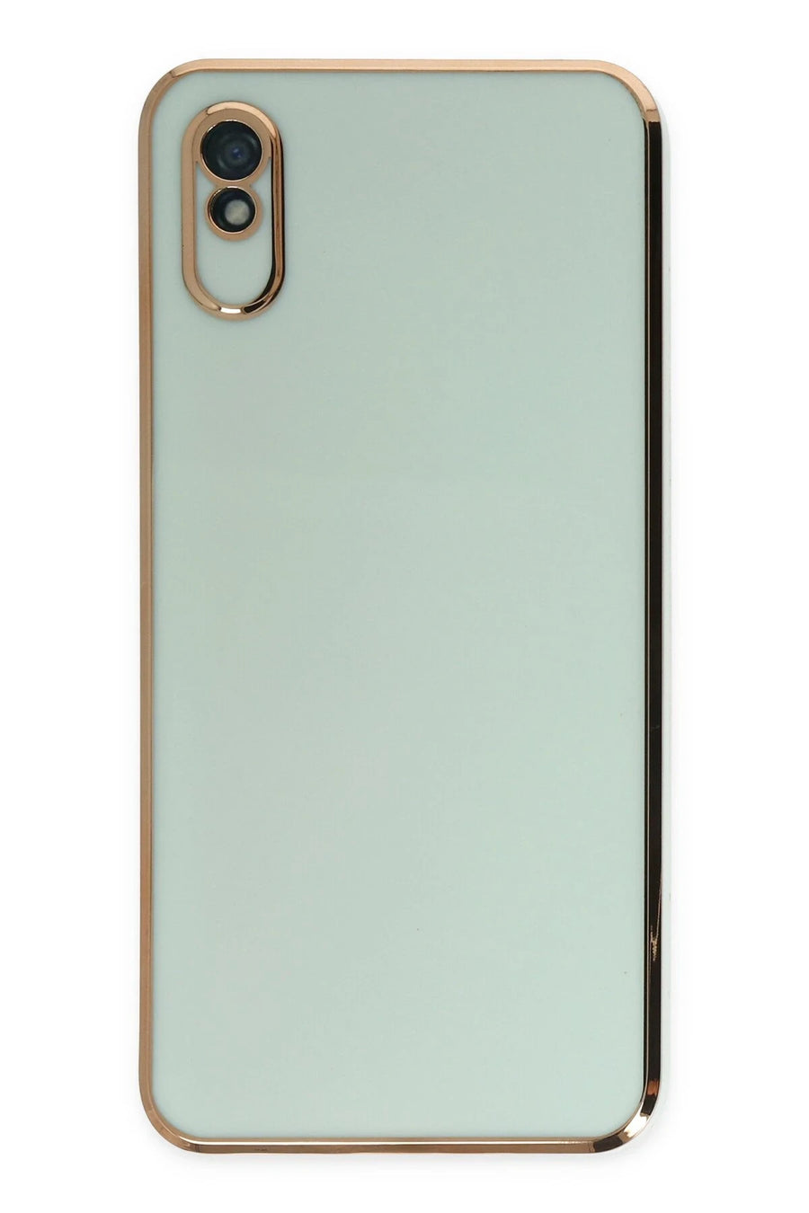 Newface Xiaomi Redmi 9A Kılıf Volet Silikon - Açık Yeşil