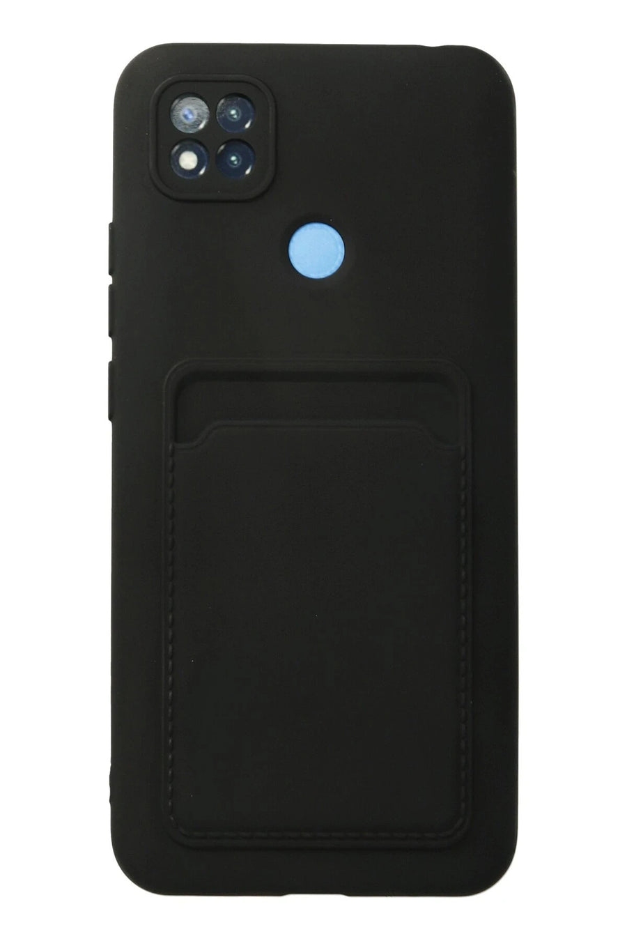 Newface Xiaomi Redmi 9C Kılıf Kelvin Kartvizitli Silikon - Siyah