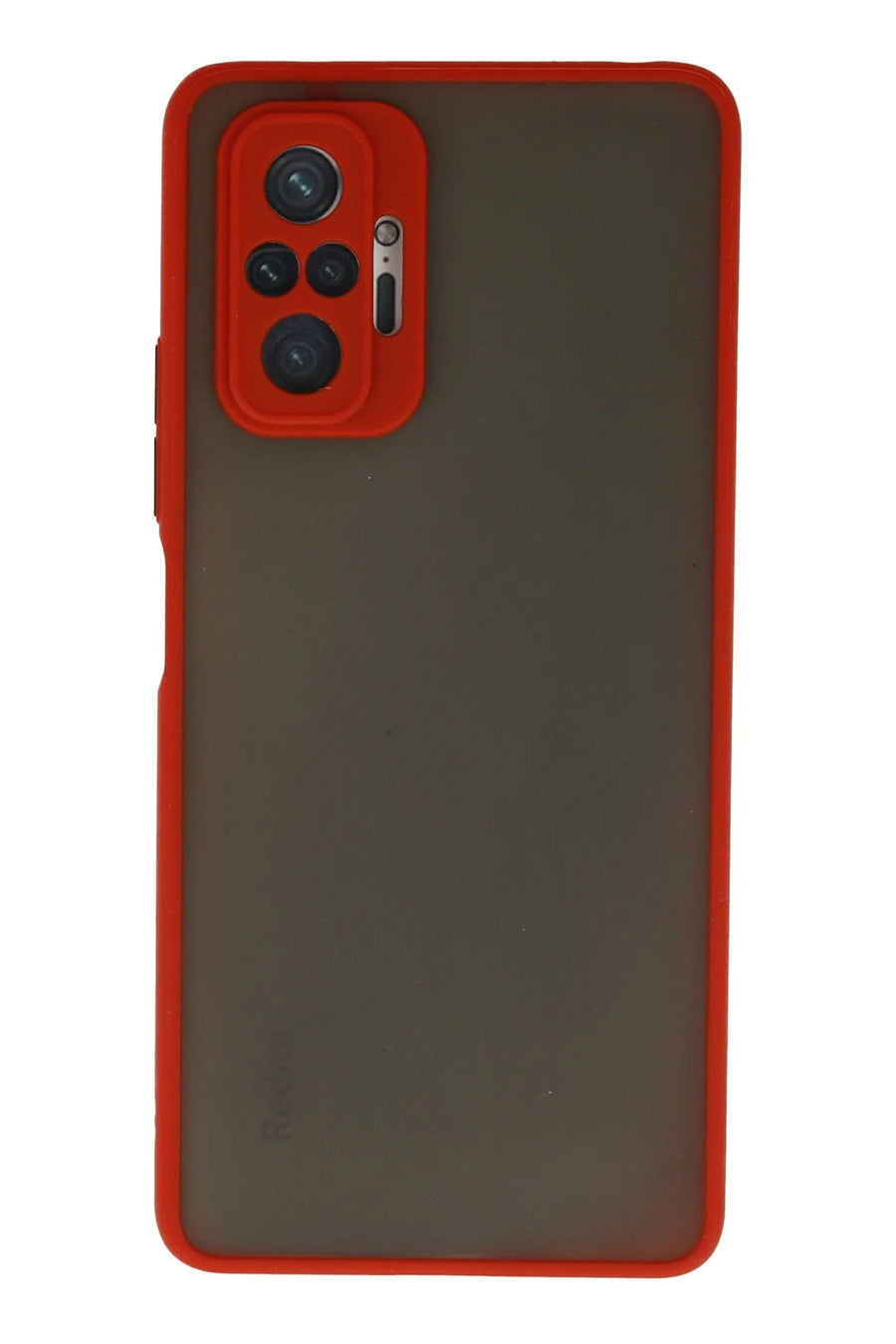Newface Xiaomi Redmi Note 10 Pro Kılıf Montreal Silikon Kapak - Kırmızı