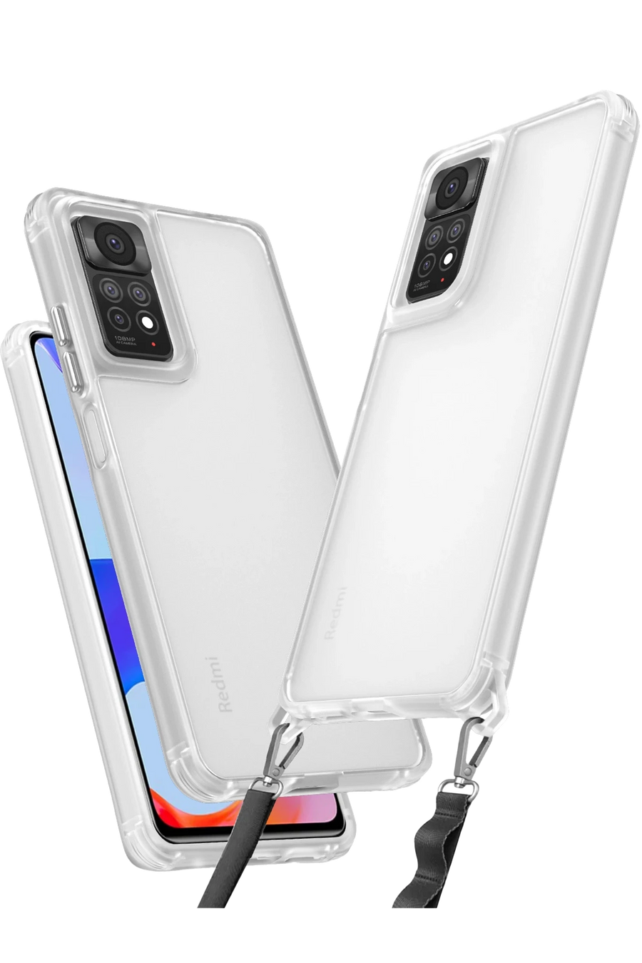 Newface Xiaomi Redmi Note 11 Pro Kılıf Penta Silikon Kılıf - Şeffaf
