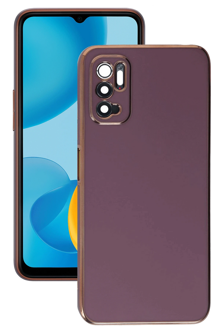 Newface Xiaomi Redmi Note 11 SE Kılıf Volet Silikon - Mor
