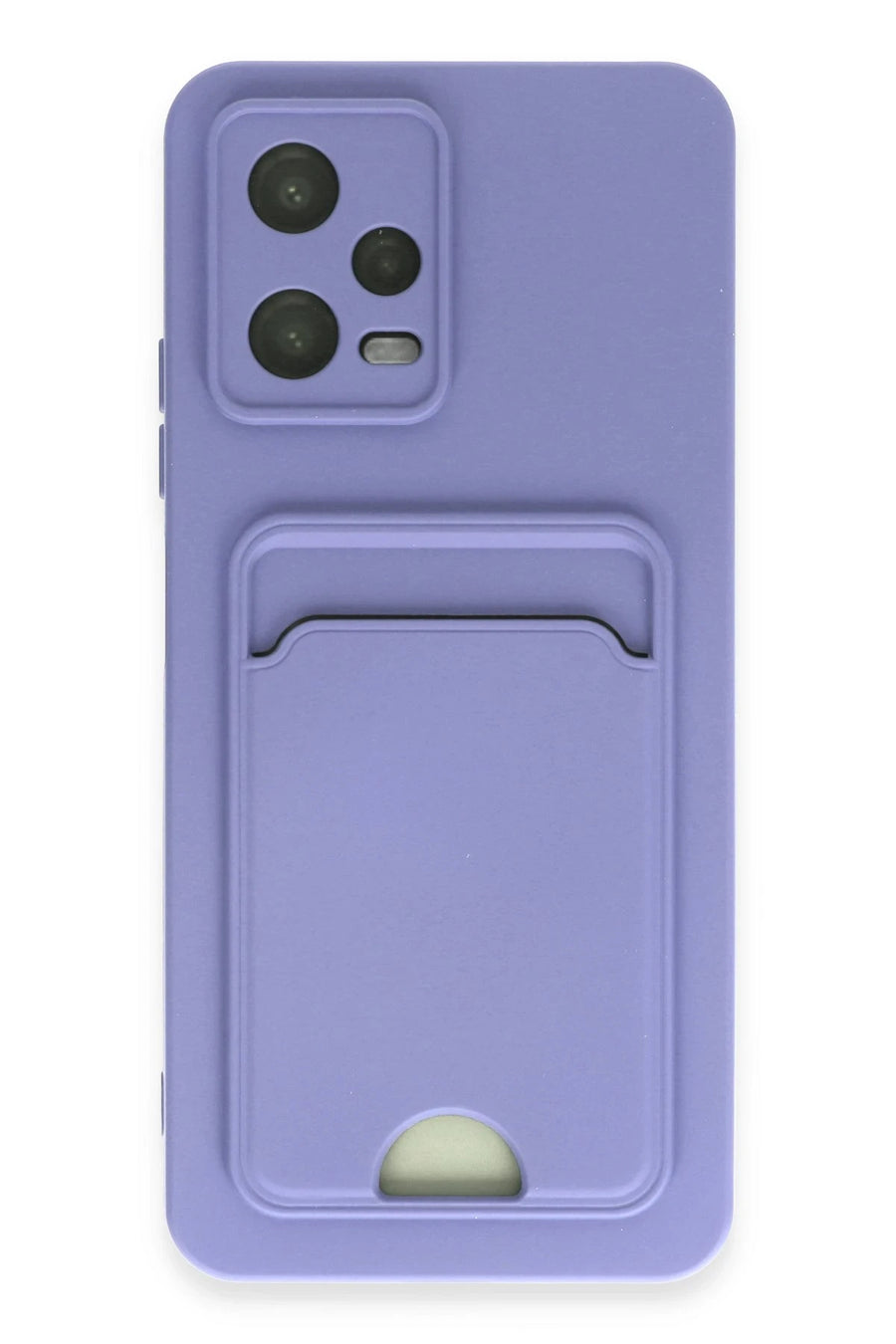 Newface Xiaomi Redmi Note 12 4G Kılıf Kelvin Kartvizitli Silikon - Lila