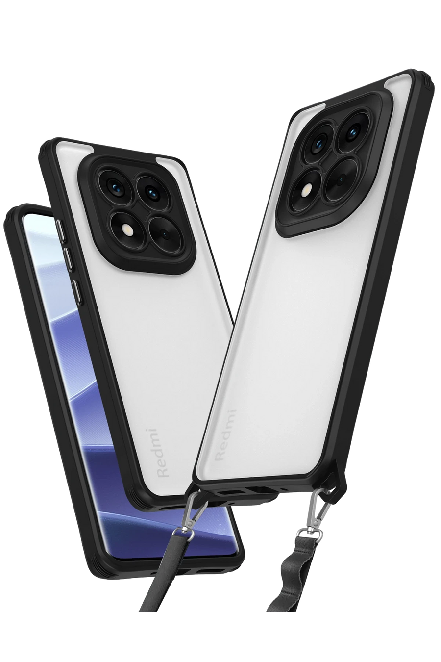 Newface Xiaomi Redmi Note 14 Pro 5G Kılıf Penta Silikon Kılıf - Siyah