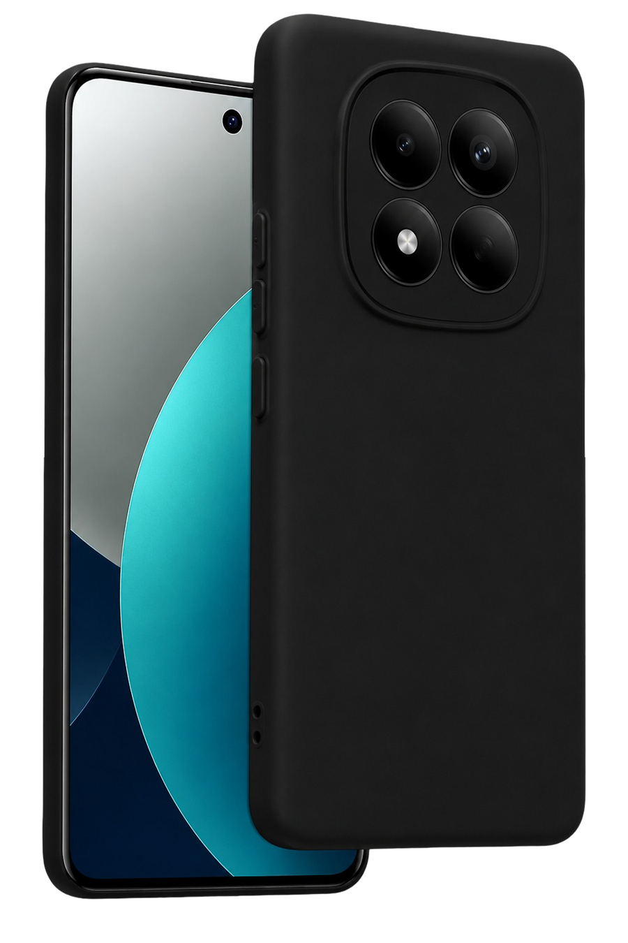 Newface Xiaomi Redmi Note 15 4G Nano içi Kadife Silikon - Siyah
