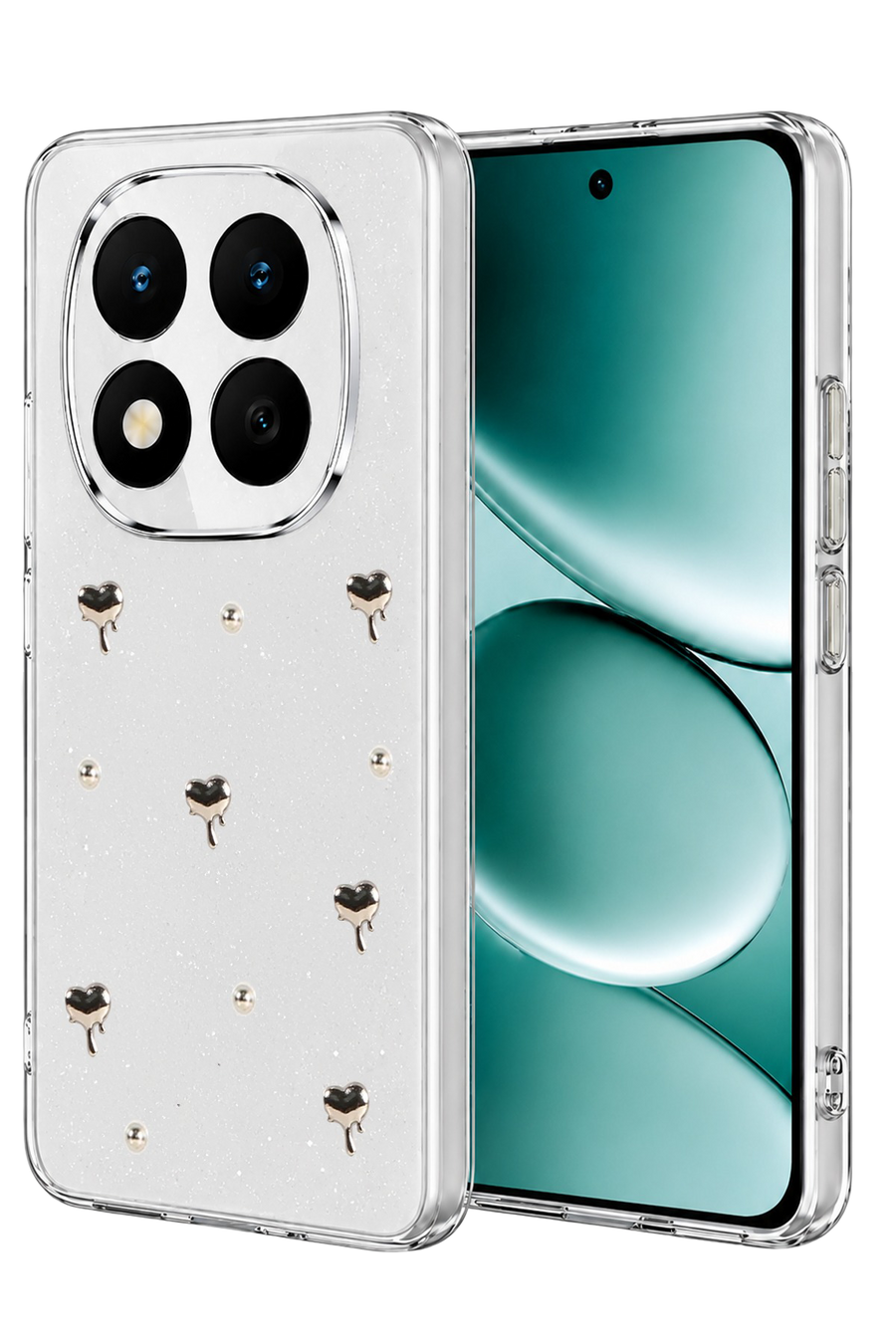 Newface Xiaomi Redmi Note 15 Pro 4G Fiyonk Desenli Kapak - Desen 1