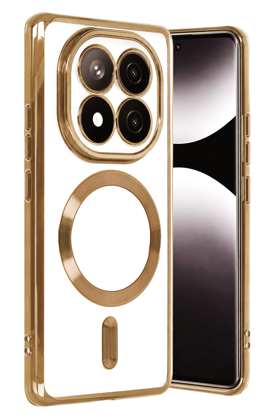Newface Xiaomi Redmi Note 15 Pro 5G Kross Magneticsafe Kapak - Gold