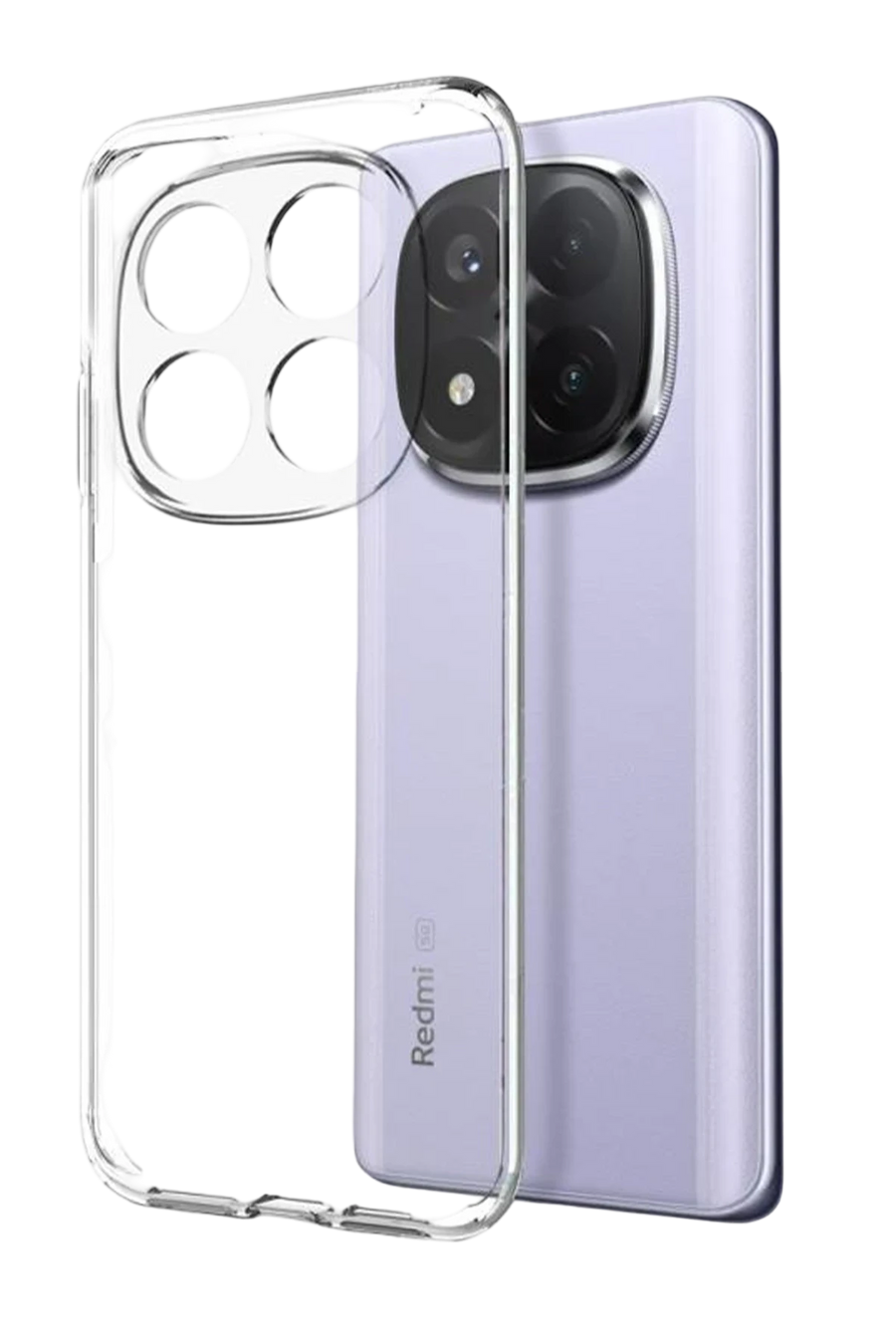 Newface Xiaomi Redmi Note 15 Pro Plus 5G Lüx Şeffaf Silikon - Şeffaf
