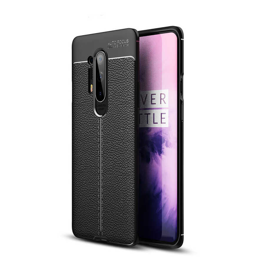 One Plus 8 Pro Kılıf Zore Niss Silikon Kılıf - Siyah