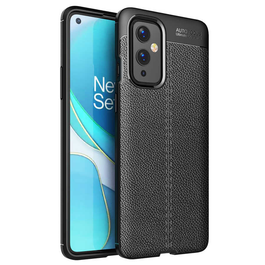 One Plus 9 Kılıf Zore Niss Silikon Kılıf - Siyah