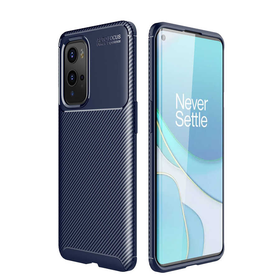 One Plus 9 Pro Kılıf Zore Negro Silikon Kılıf - Lacivert