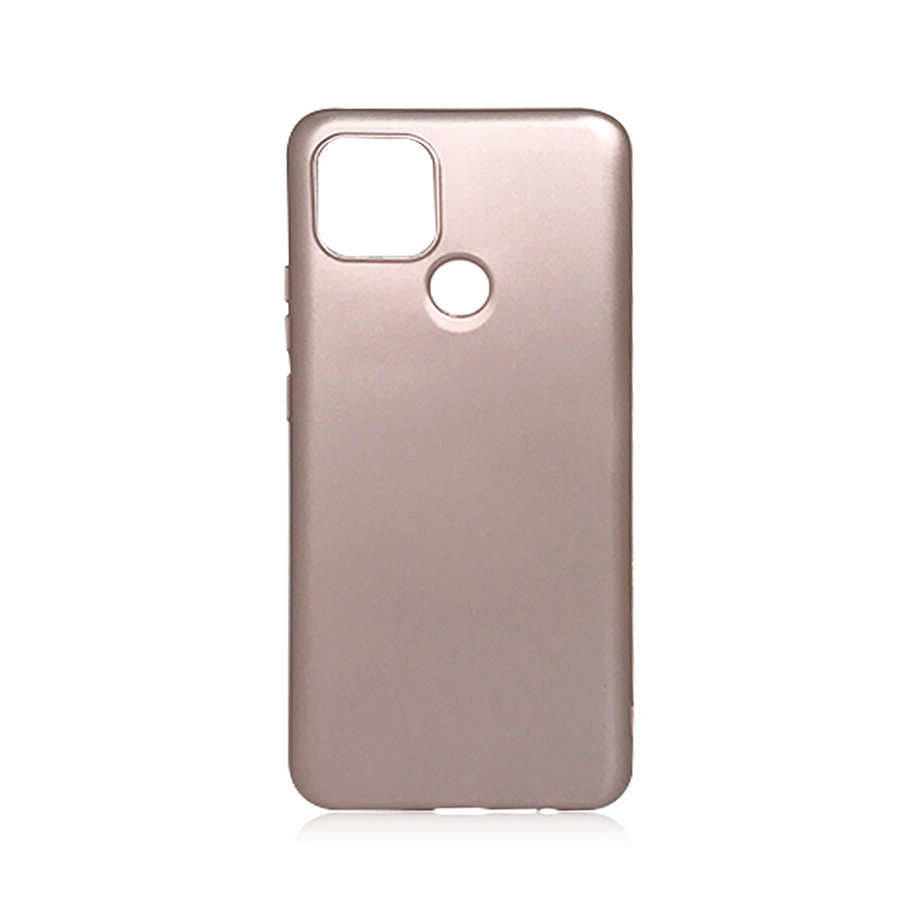 Oppo A15S Kılıf Zore Premier Silikon Kılıf - Rose Gold