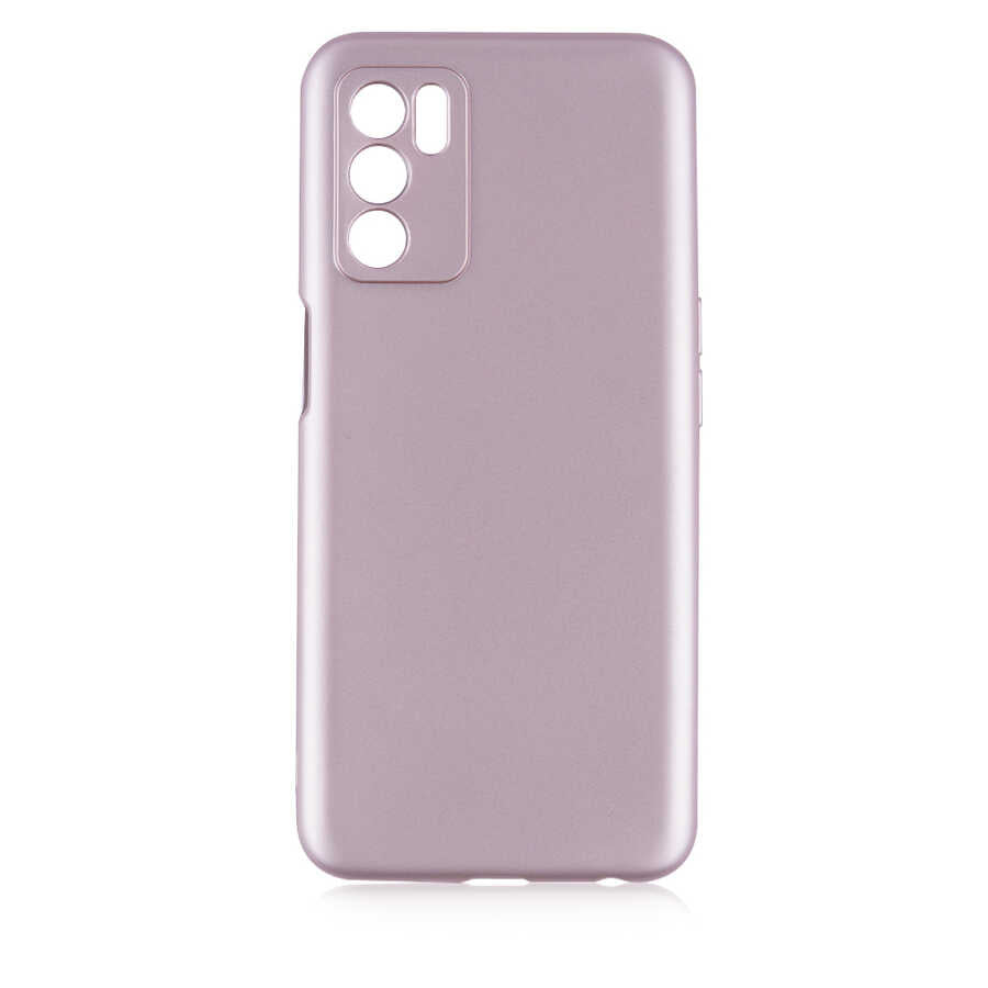Oppo A16 Kılıf Zore Premier Silikon Kılıf - Rose Gold
