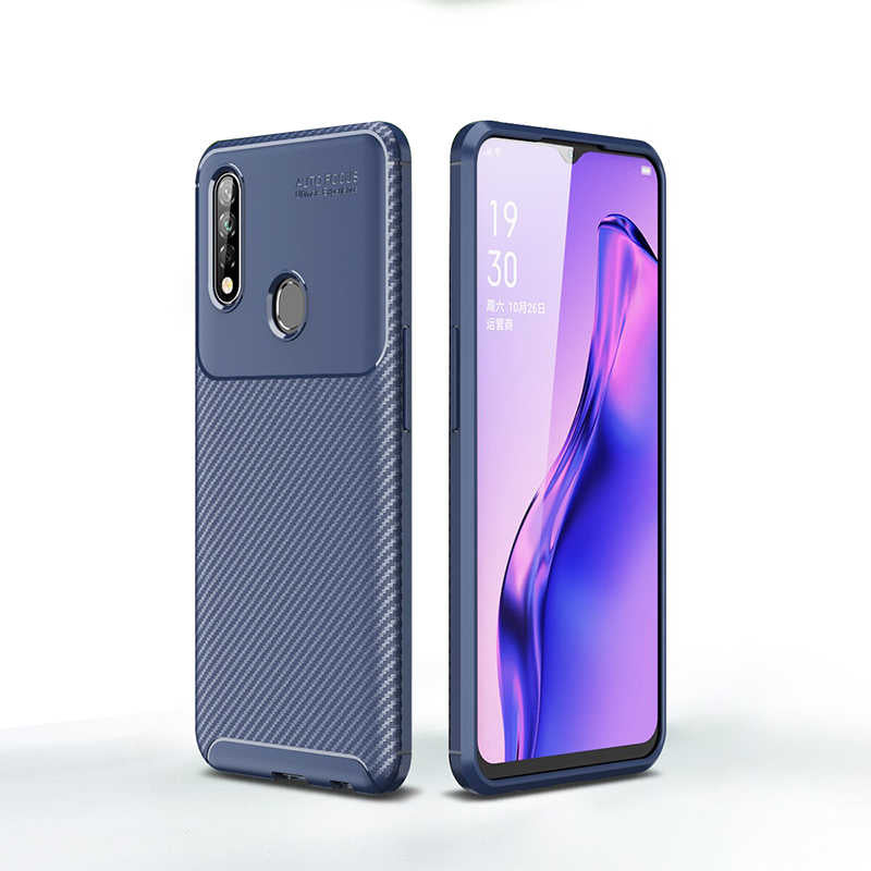 Oppo A31 Kılıf Zore Negro Silikon Kılıf - Lacivert
