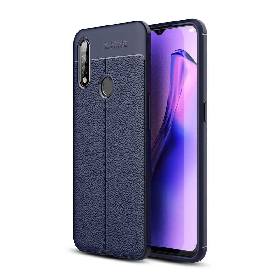 Oppo A31 Kılıf Zore Niss Silikon Kılıf - Lacivert