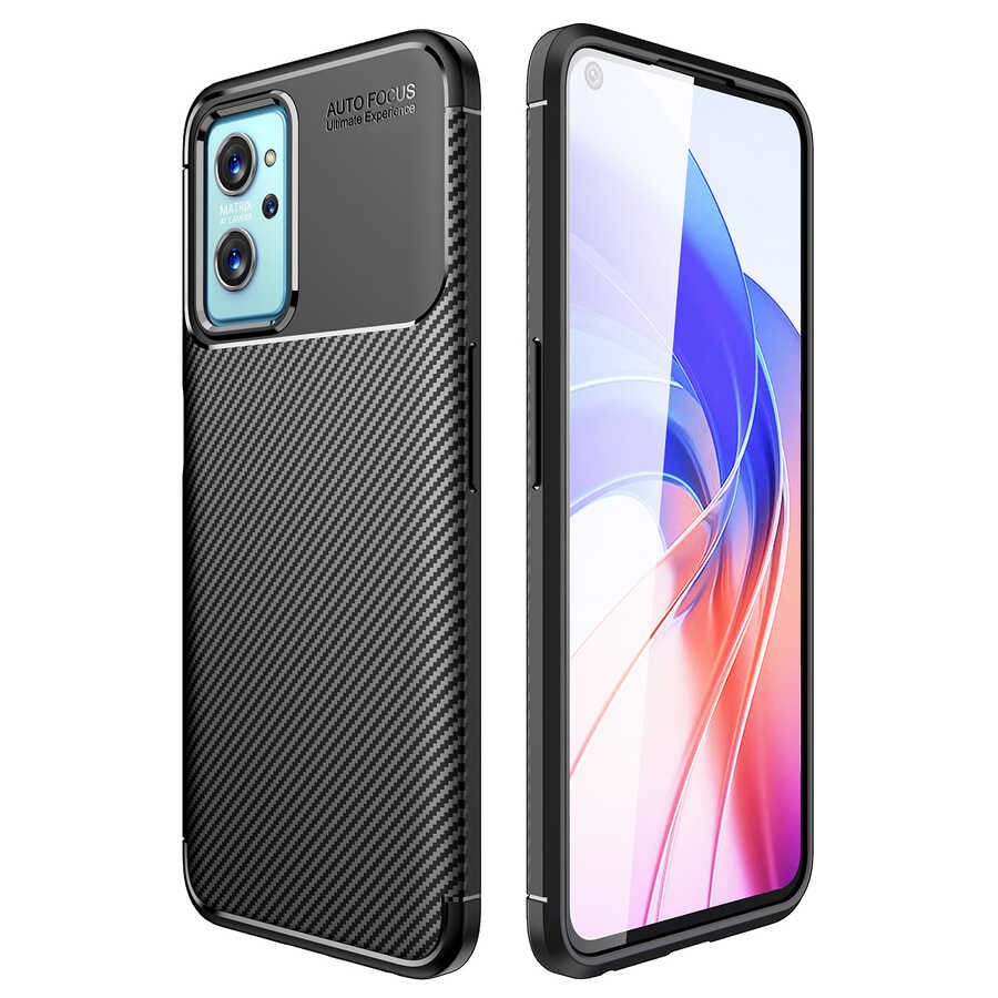Oppo A36 Kılıf Zore Negro Silikon Kılıf - Siyah