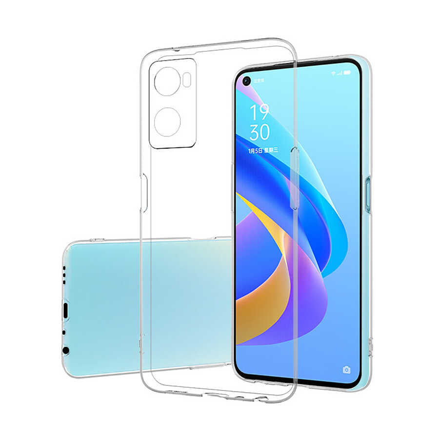 Oppo A36 Kılıf Zore Süper Silikon Kılıf - Renksiz