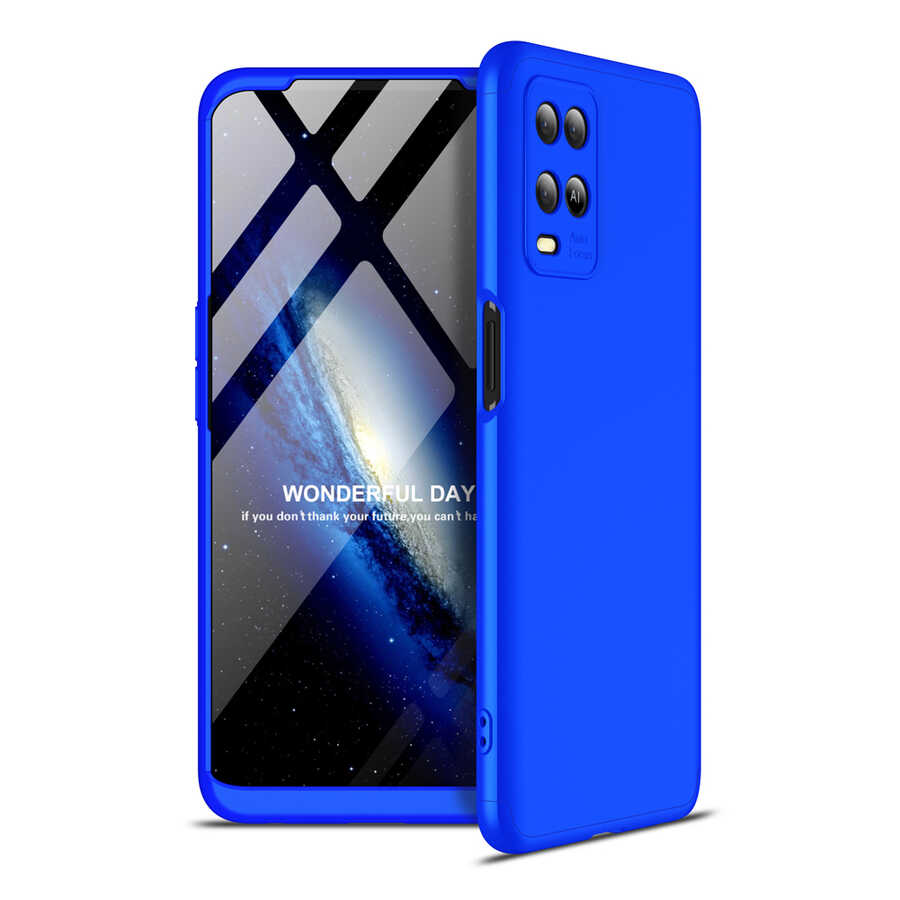 Oppo A54 4G Kılıf Zore Ays Kılıf - Mavi