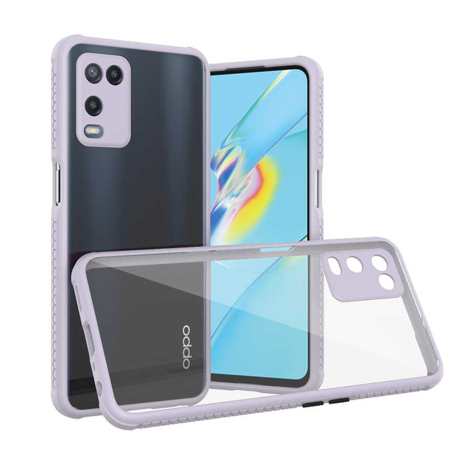 Oppo A54 4G Kılıf Zore Kaff Kılıf - Mor