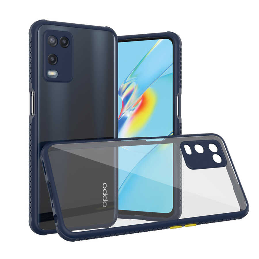 Oppo A54 4G Kılıf Zore Kaff Kılıf - Lacivert