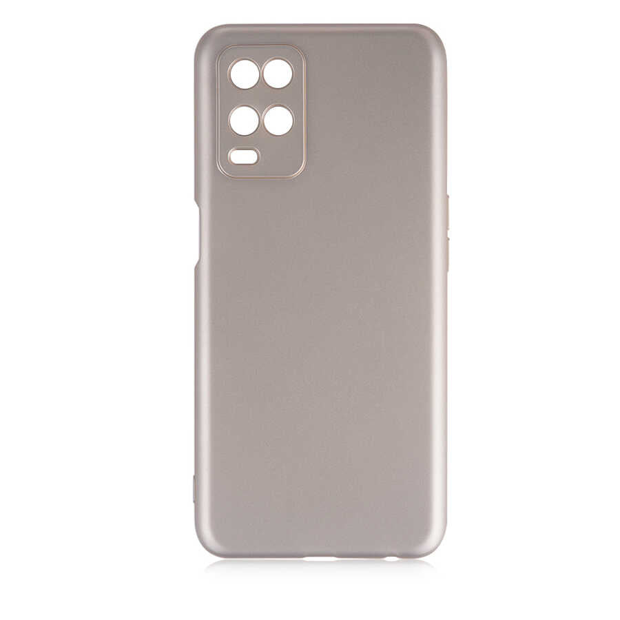 Oppo A54 4G Kılıf Zore Premier Silikon Kılıf - Gold