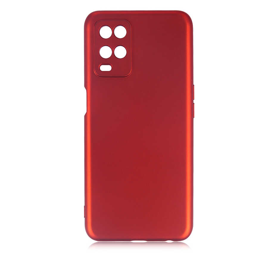 Oppo A54 4G Kılıf Zore Premier Silikon Kılıf - Kırmızı