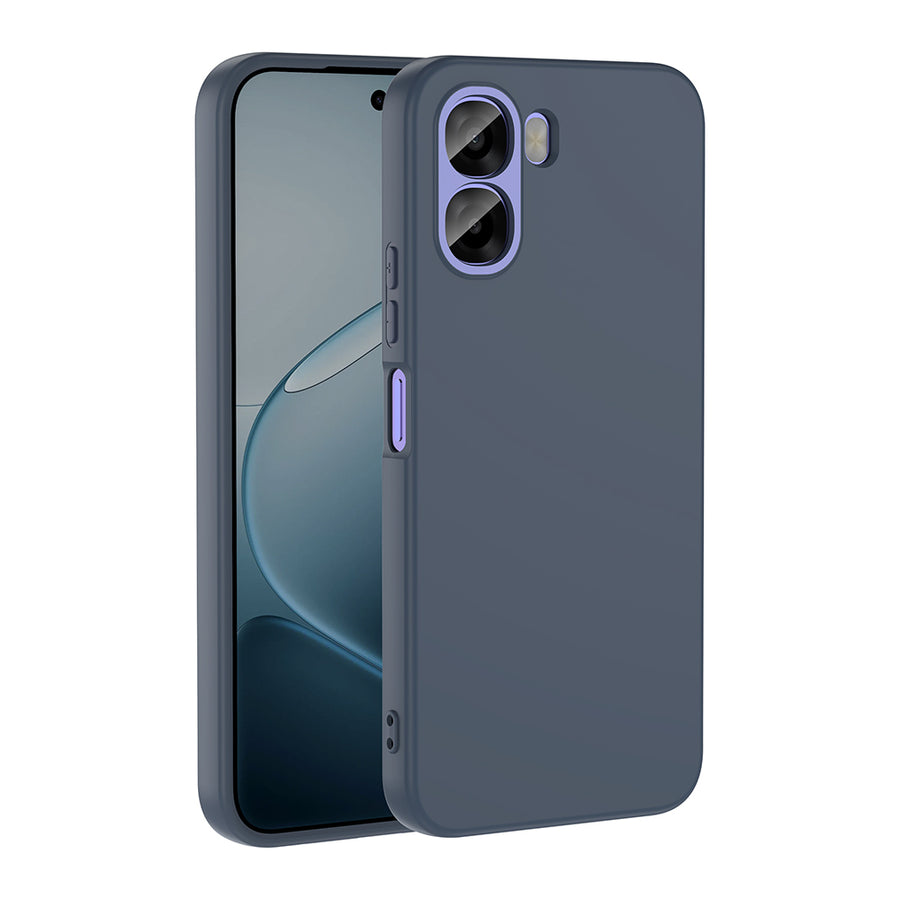 Oppo A6X Kılıf Zore Mara Lansman Kılıf - Lacivert