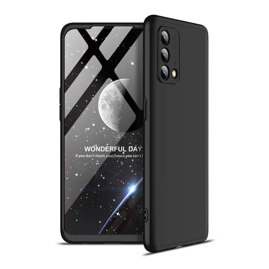 Oppo A74 4G Kılıf Zore Ays Kılıf - Siyah