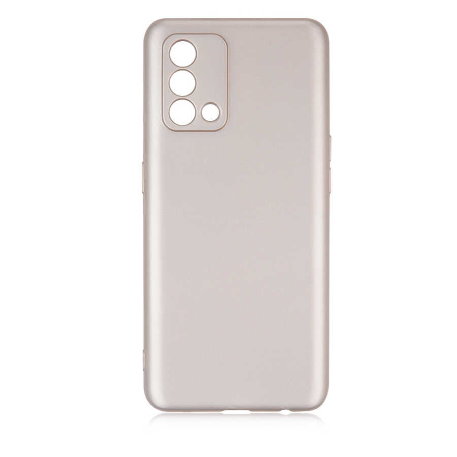 Oppo A74 4G Kılıf Zore Premier Silikon Kılıf - Gold