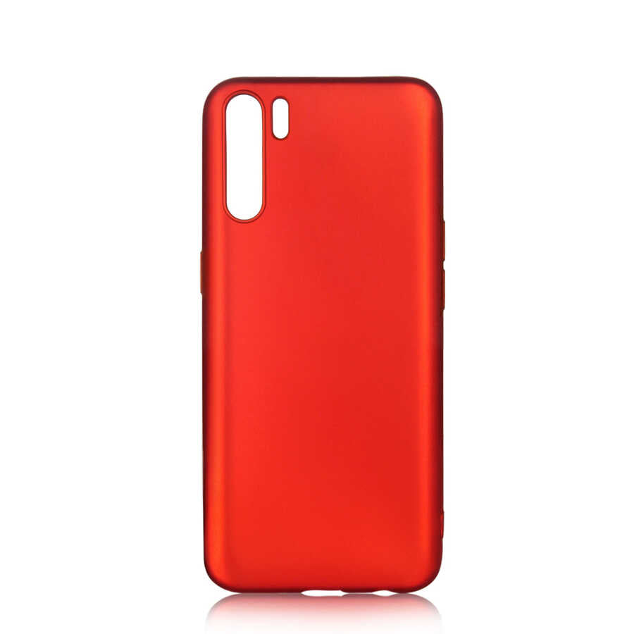 Oppo Reno 3 Kılıf Zore Premier Silikon Kılıf - Kırmızı