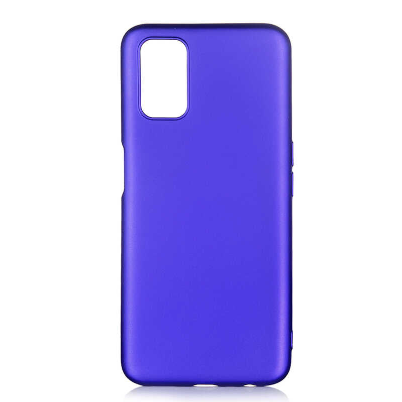 Oppo A92 Kılıf Zore Premier Silikon Kılıf - Saks Mavi