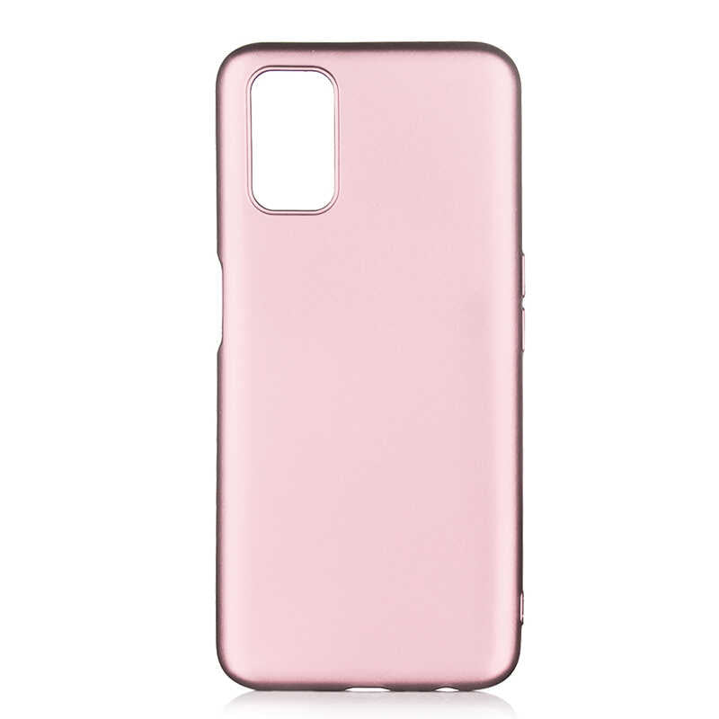 Oppo A92 Kılıf Zore Premier Silikon Kılıf - Rose Gold