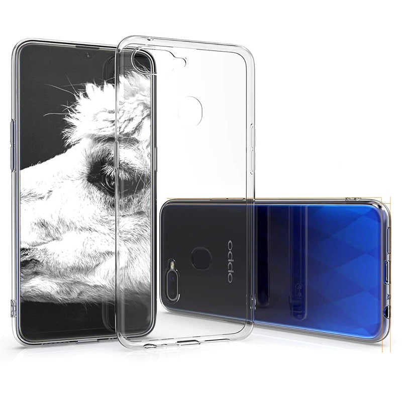 Oppo AX7 Kılıf Zore Süper Silikon Kılıf - Renksiz