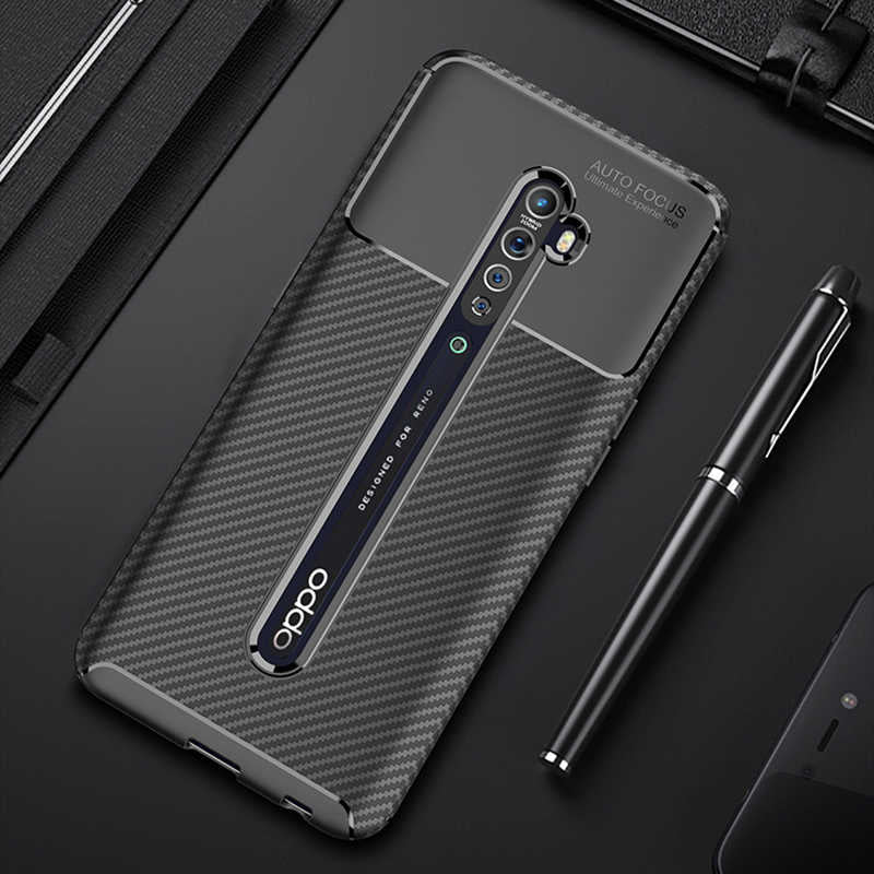 Oppo Reno 2 Kılıf Zore Negro Silikon Kılıf - Siyah