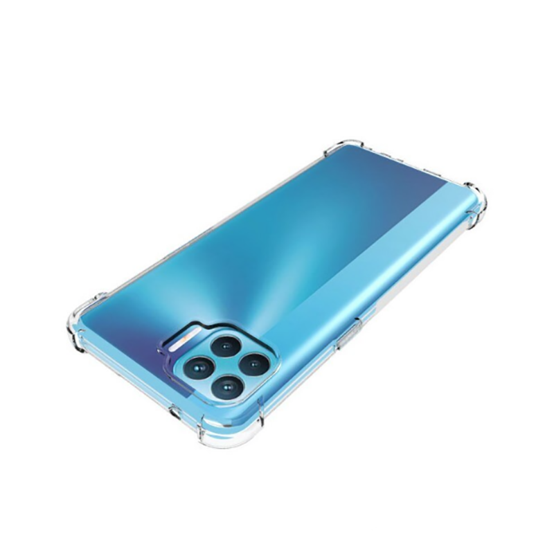 Oppo Reno 4 Lite Kılıf Zore Nitro Anti Shock Silikon - Renksiz