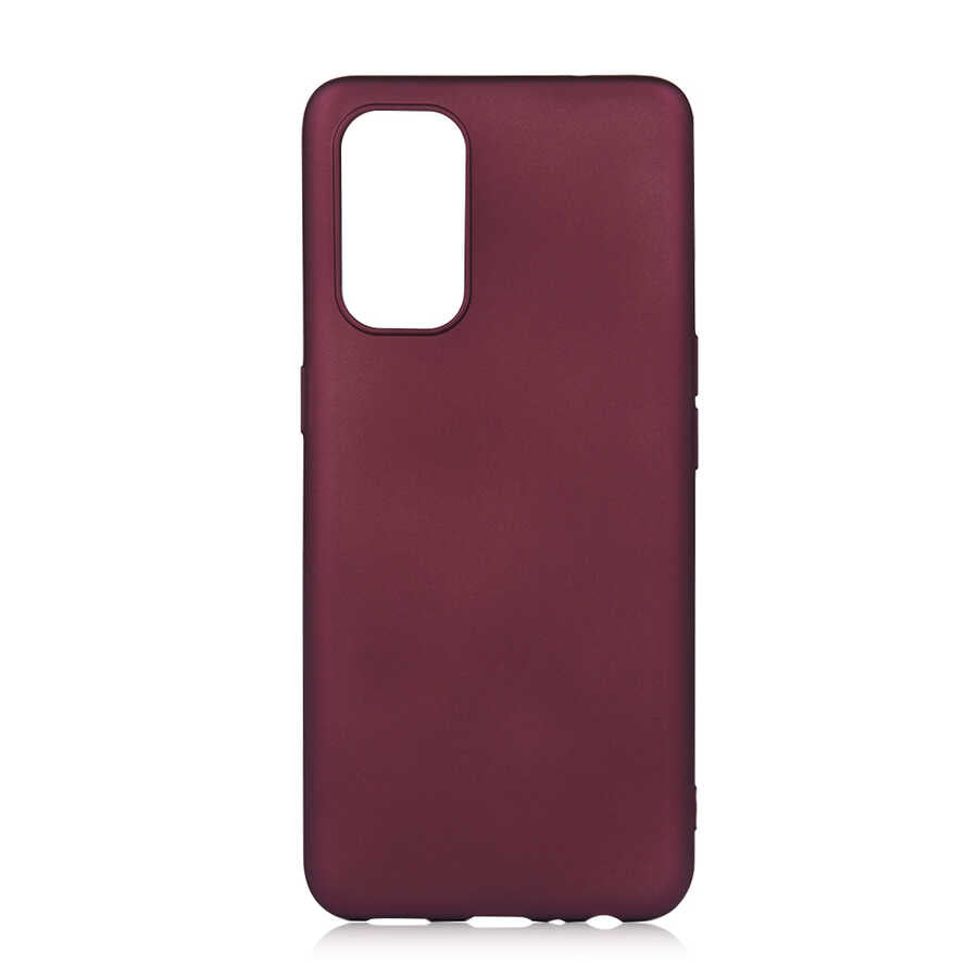 Oppo Reno 5 5G Kılıf Zore Premier Silikon Kılıf - Mürdüm