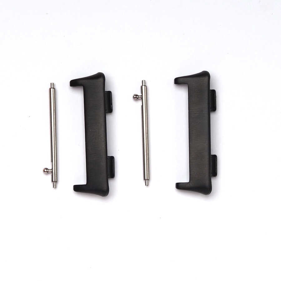 Oppo Watch 46mm 22mm Metal Kordon Dönüştürücü - Siyah