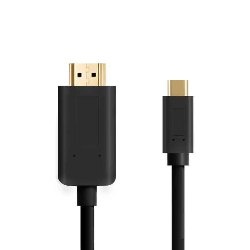 Qgeem QG-UA11 Type-C To HDMI Kablo 1.8M - Siyah