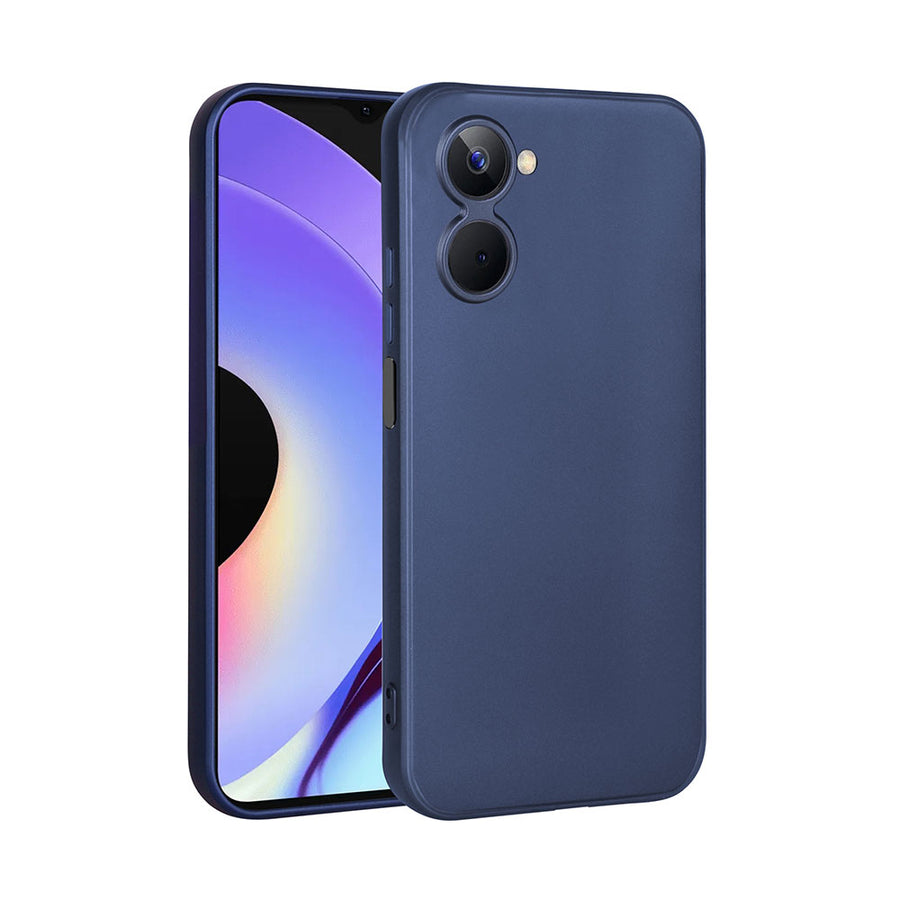 Realme 10 4G Kılıf Zore Premier Silikon Kılıf - Lacivert
