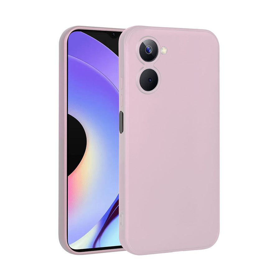 Realme 10 4G Kılıf Zore Premier Silikon Kılıf - Rose Gold
