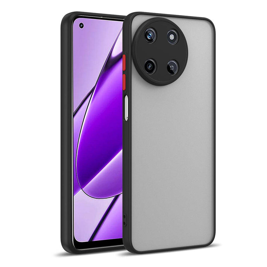 Realme 11 4G Kılıf Zore Hux Kılıf - Siyah