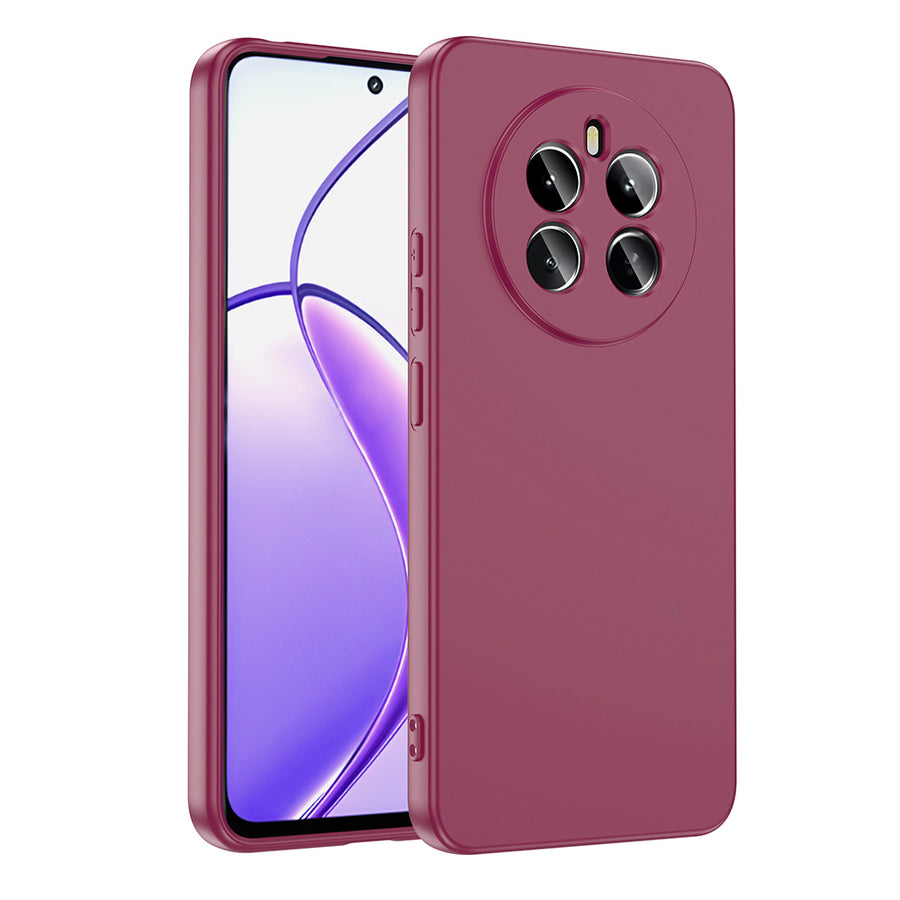 Realme 12 Plus Kılıf Zore Mara Lansman Kılıf - Koyu Mor