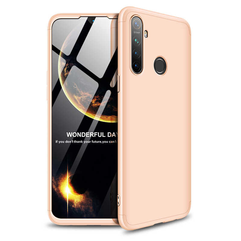 Realme 5 Kılıf Zore Ays Kılıf - Gold