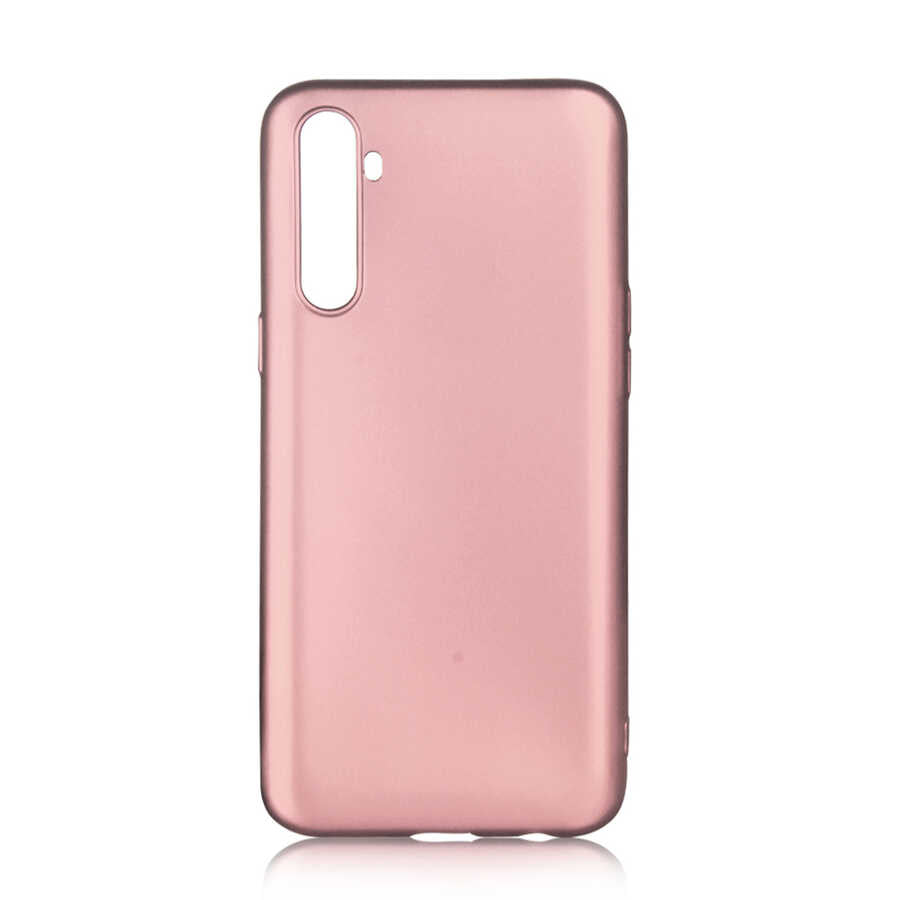 Realme 6 Kılıf Zore Premier Silikon Kılıf - Rose Gold