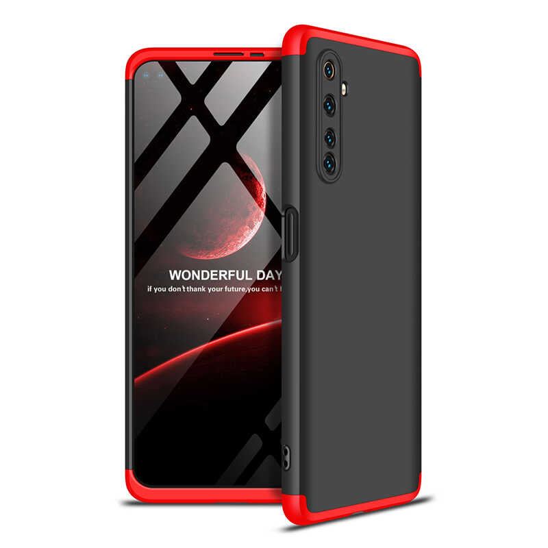 Realme 6 Pro Kılıf Zore Ays Kılıf - Siyah-Kırmızı
