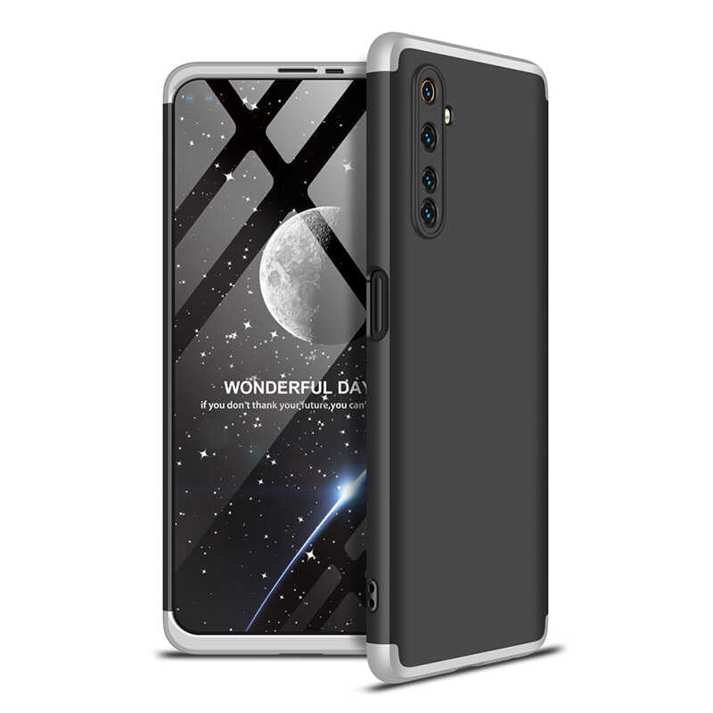Realme 6 Pro Kılıf Zore Ays Kılıf - Siyah-Gri