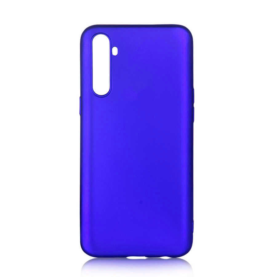 Realme 6 Pro Kılıf Zore Premier Silikon Kılıf - Saks Mavi