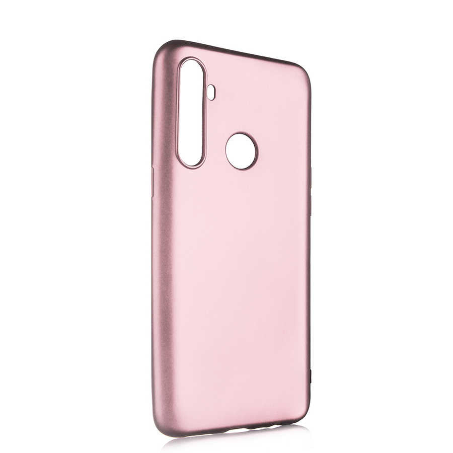 Realme 6İ Kılıf Zore Premier Silikon Kılıf - Rose Gold