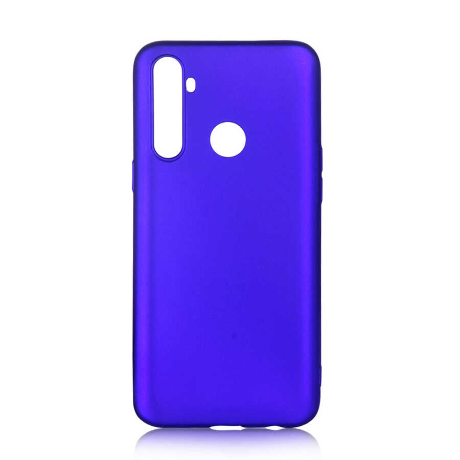 Realme 6İ Kılıf Zore Premier Silikon Kılıf - Saks Mavi