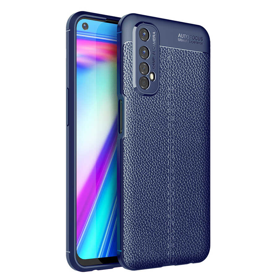 Realme 7 Kılıf Zore Niss Silikon Kılıf - Lacivert